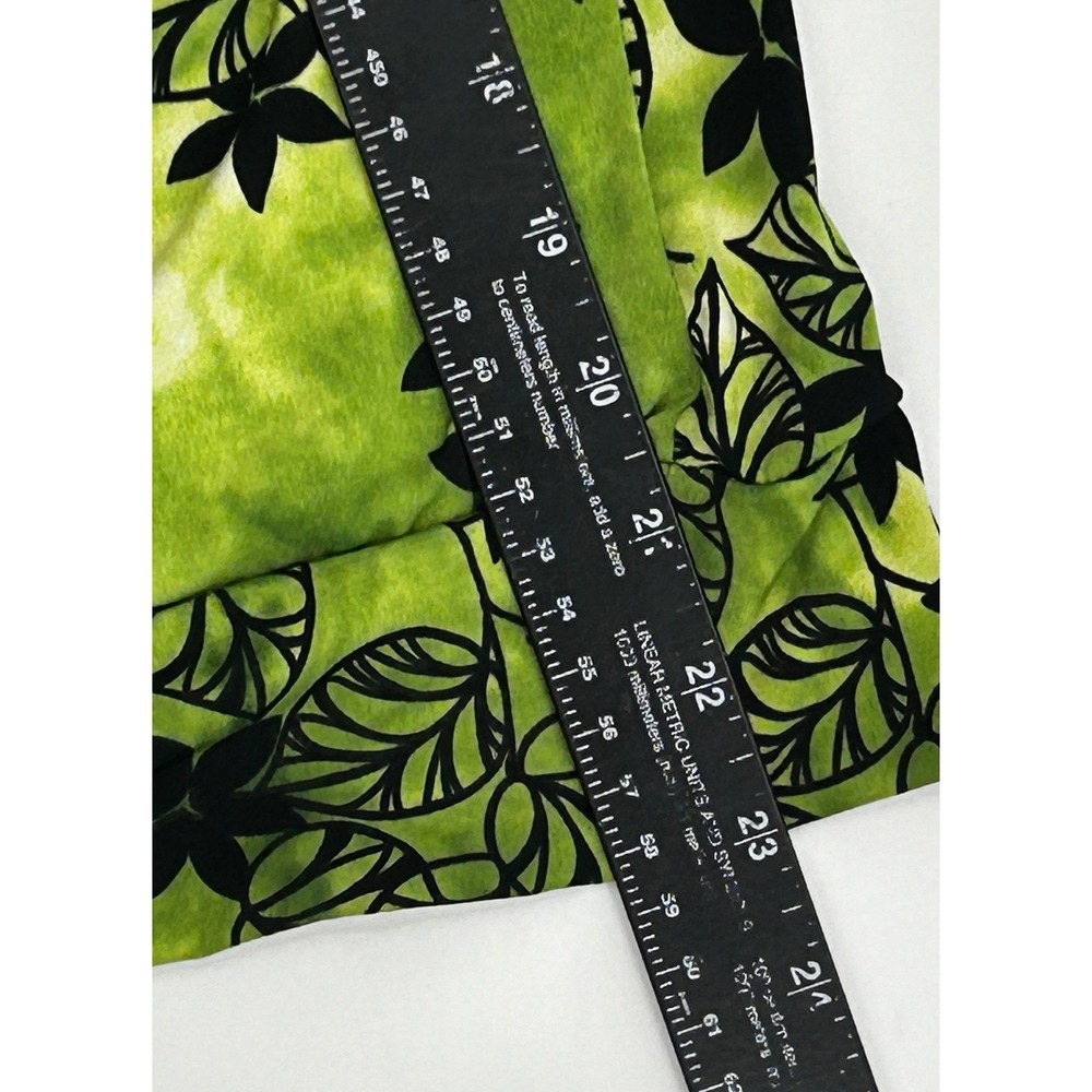 Vintage Carol Rose Green Floral Puff Sleeve Peasant Top Medium Y2K Boho Fairy - Picture 5 of 8